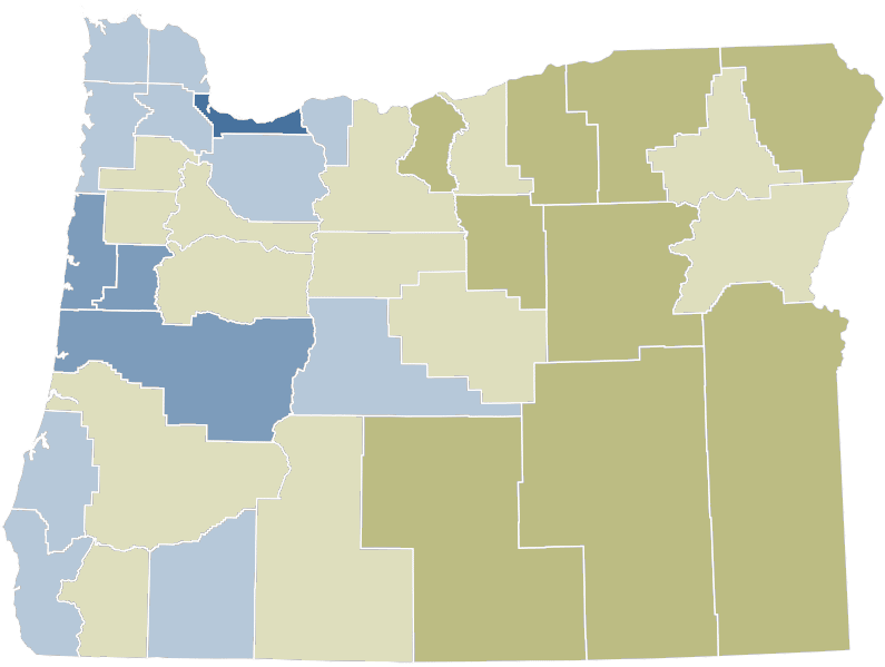 Oregon county