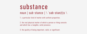 Substance Definition