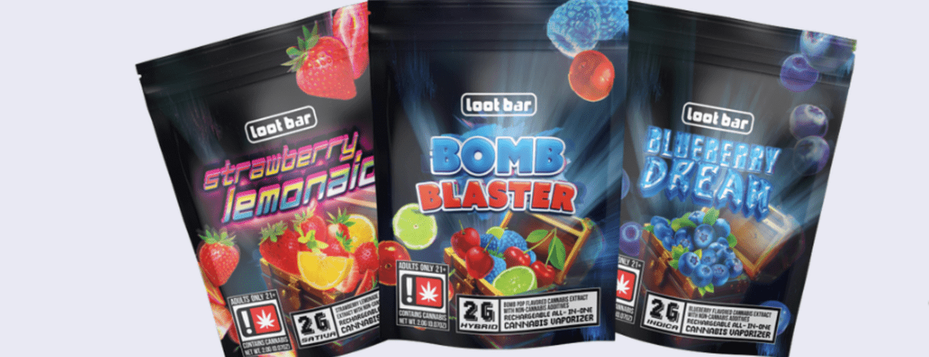 Loot Bar Vapes Header Image Loot Bar Vapes Header Image | Packaging Lineup
